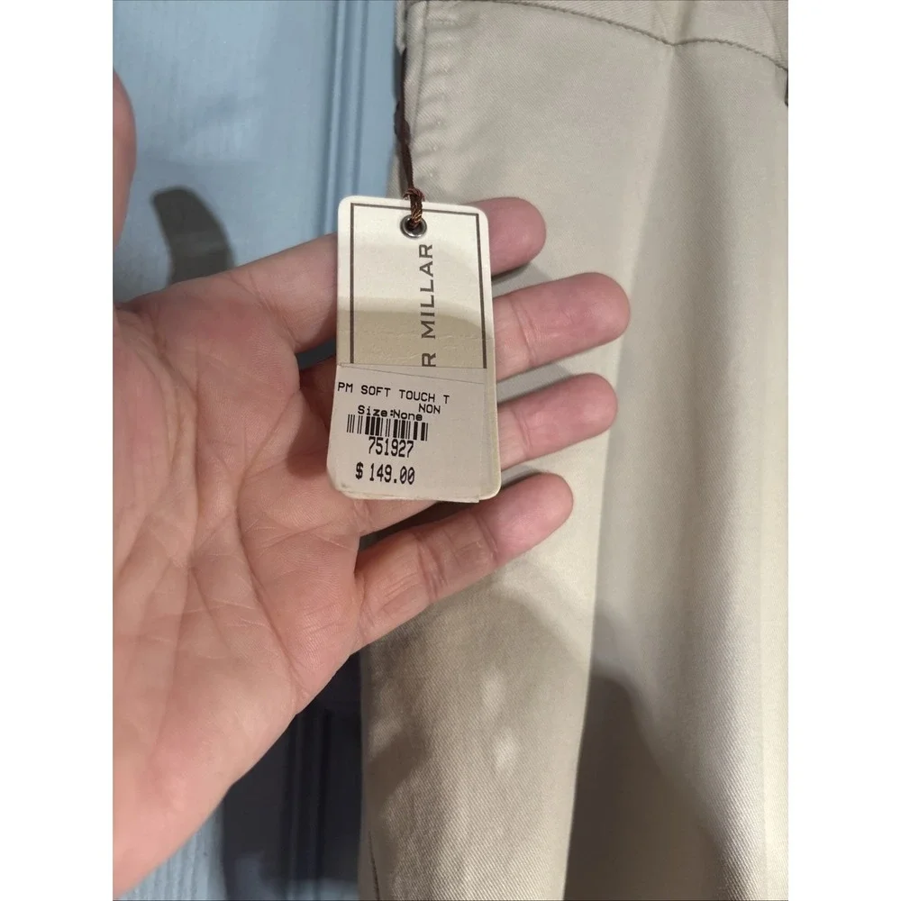 Peter Millar Soft Touch Twill Trousers NWT‎ Khaki Sz 42/36